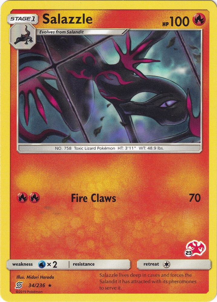 Salazzle (#23 Charizard Stamped)