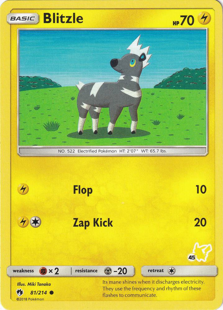 Blitzle (#45 Pikachu Stamped)