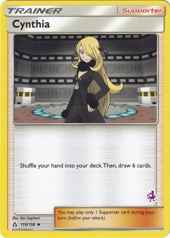 Cynthia - 119/156 (Mewtwo Stamped) - Battle Academy