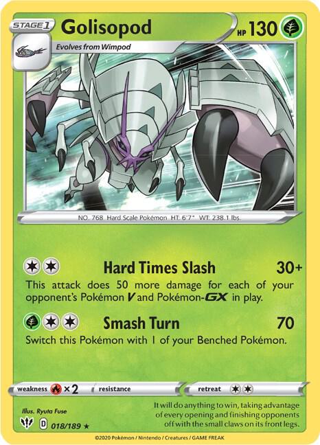 Golisopod - SWSH03: Darkness Ablaze