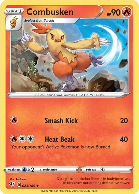 Combusken - SWSH03: Darkness Ablaze