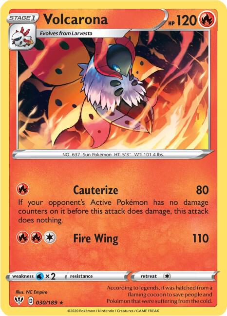 Volcarona - SWSH03: Darkness Ablaze