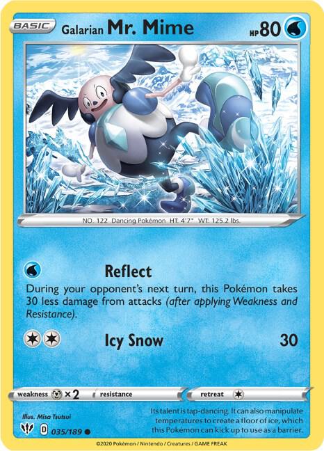 Galarian Mr. Mime - SWSH03: Darkness Ablaze