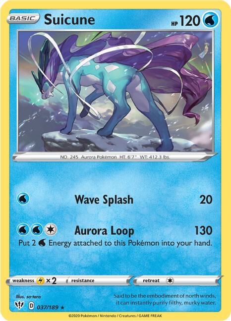 Suicune - SWSH03: Darkness Ablaze