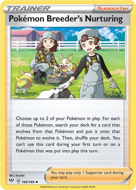 Pokemon Breeder's Nurturing - SWSH03: Darkness Ablaze