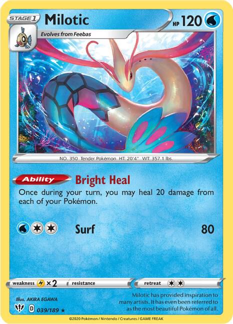Milotic - SWSH03: Darkness Ablaze