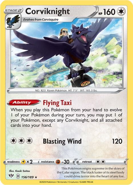 Corviknight - SWSH03: Darkness Ablaze