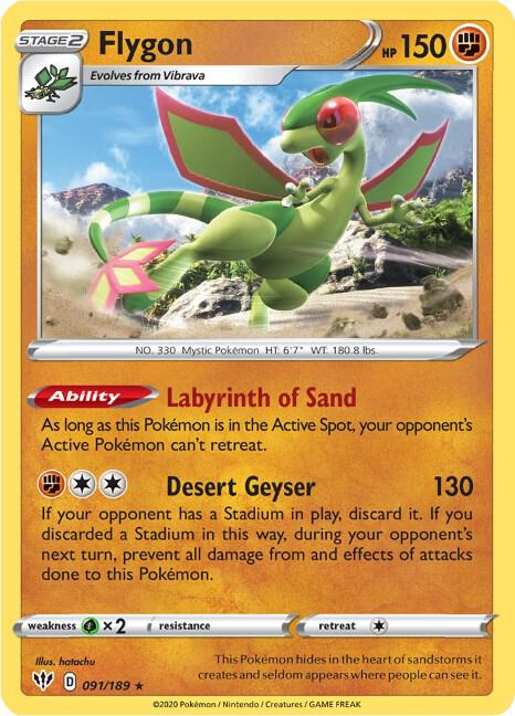 Flygon - SWSH03: Darkness Ablaze
