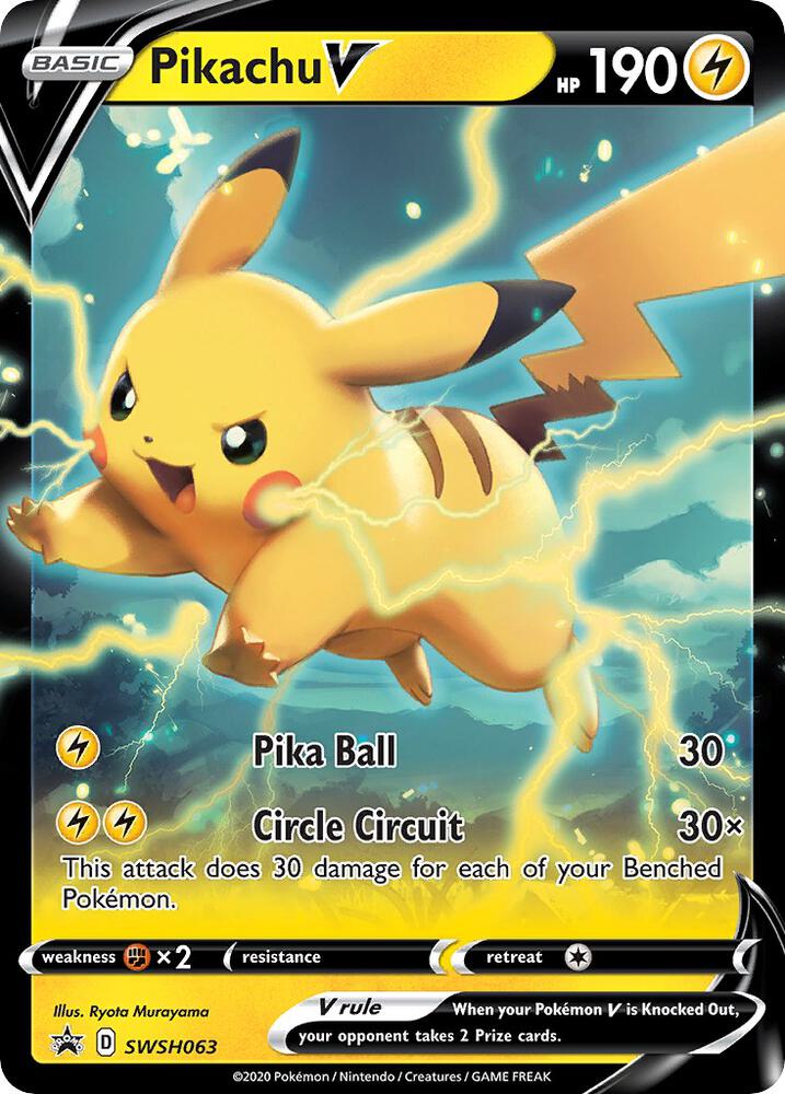 Pikachu V - SWSH063 - SWSH: Sword & Shield Promo Cards