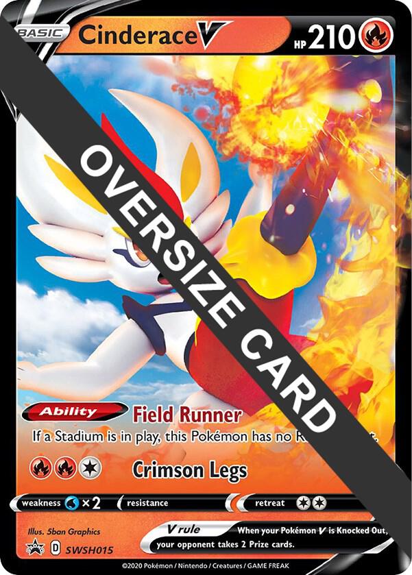 Cinderace V - SWSH015 - Jumbo Cards