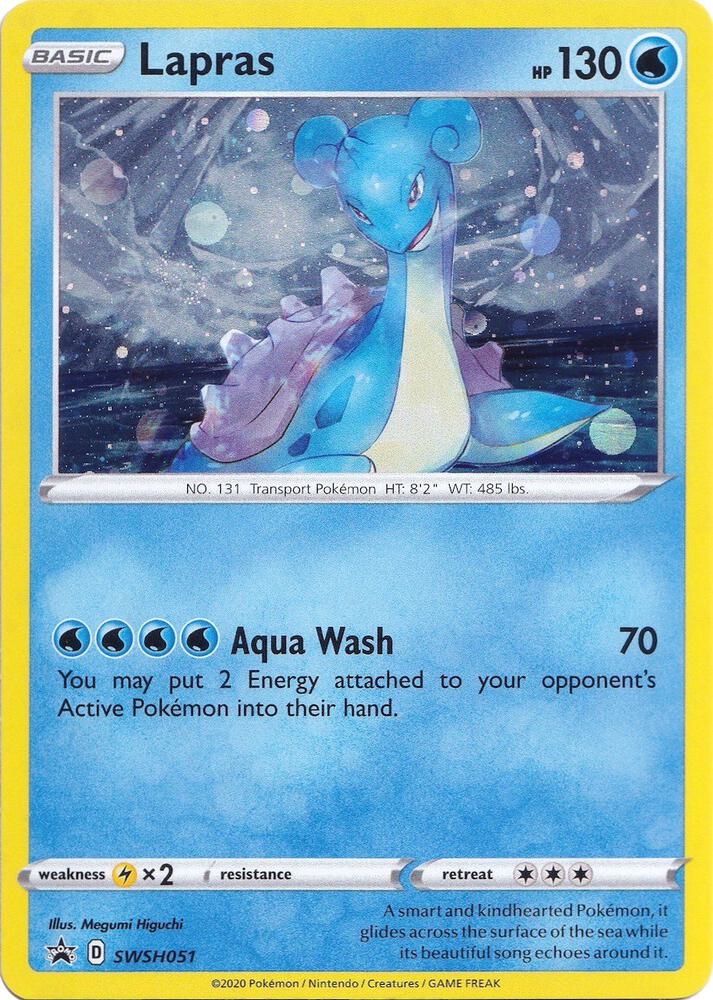 Lapras - SWSH051 - SWSH: Sword & Shield Promo Cards