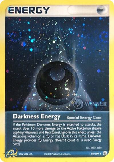 Darkness Energy (Special) - 93/109 (Cosmos Holo) [Winner] - League & Championship Cards
