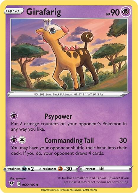 Girafarig - SWSH04: Vivid Voltage