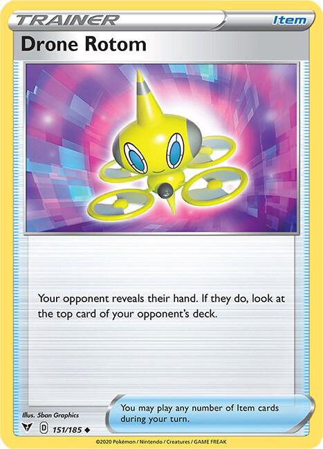 Drone Rotom - SWSH04: Vivid Voltage