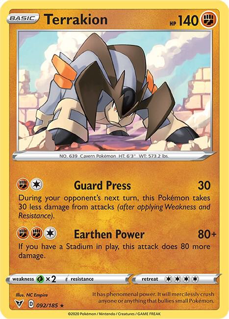 Terrakion - SWSH04: Vivid Voltage
