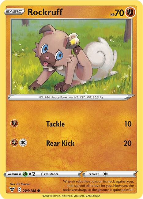 Rockruff - SWSH04: Vivid Voltage