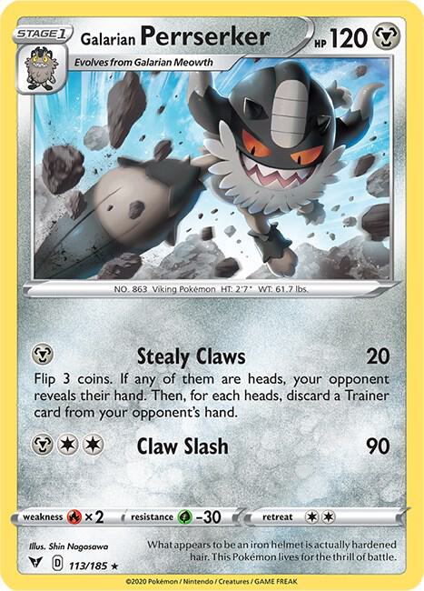 Galarian Perrserker - SWSH04: Vivid Voltage