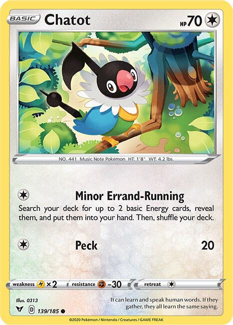 Chatot - SWSH04: Vivid Voltage