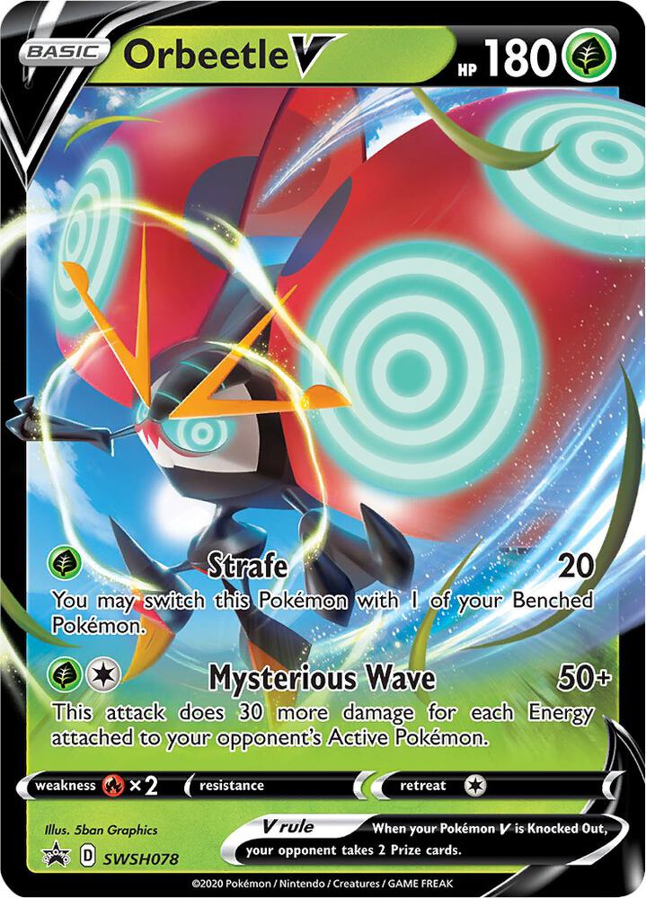 Orbeetle V - SWSH078 - SWSH: Sword & Shield Promo Cards