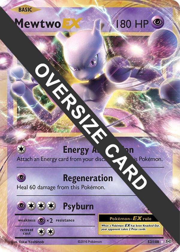 Mewtwo EX - 52/108 - Jumbo Cards
