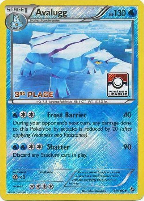 Avalugg (Pokemon League) [3rd Place]