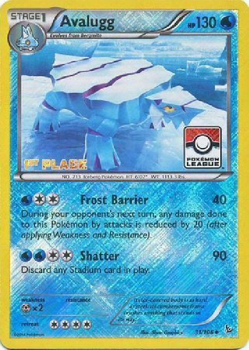 Avalugg (Pokemon League) [1st Place]