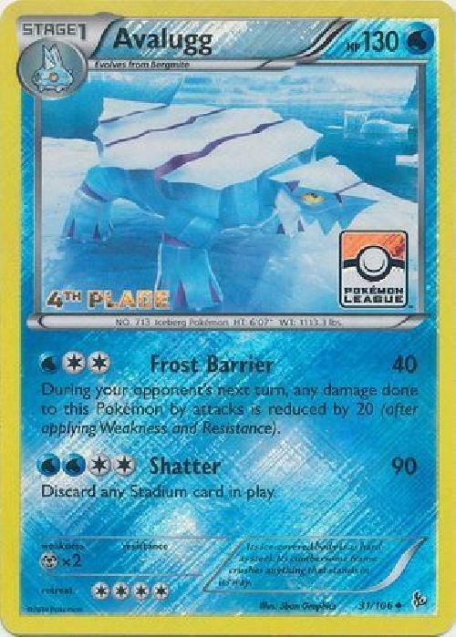 Avalugg (Pokemon League) [4th Place]