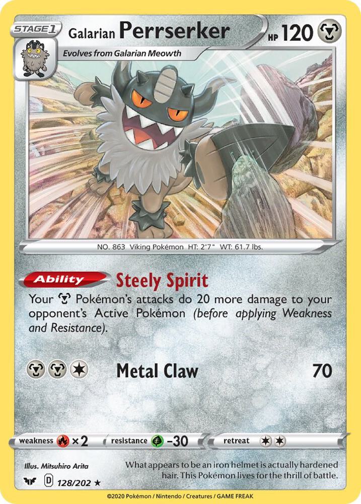 Galarian Perrserker (SWSH Base Set)