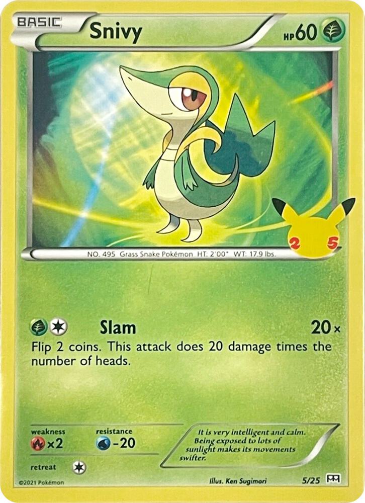 Snivy - 5/25 - McDonald's 25th Anniversary Promos