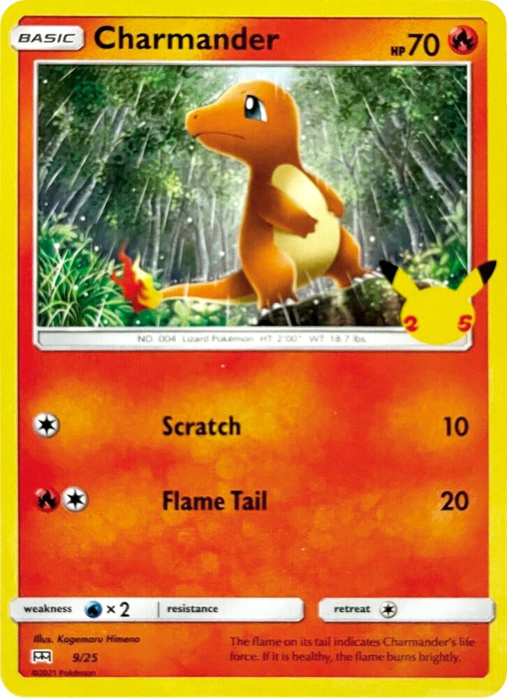 Charmander - 9/25 - McDonald's 25th Anniversary Promos