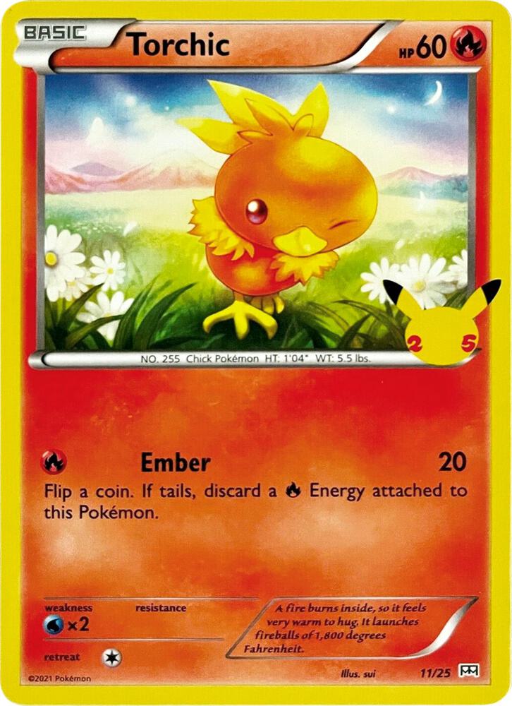 Torchic - 11/25 - McDonald's 25th Anniversary Promos