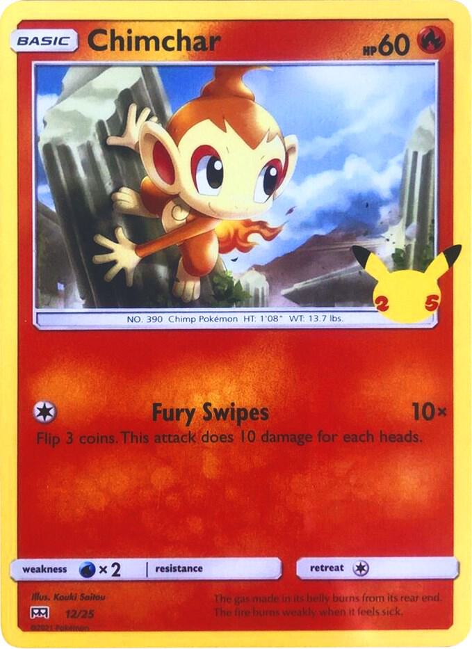 Chimchar - 12/25 - McDonald's 25th Anniversary Promos