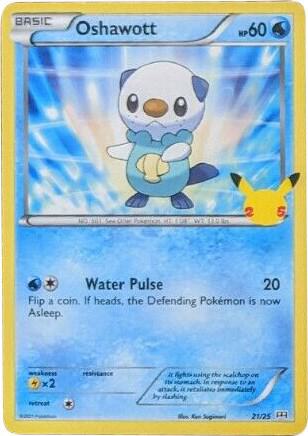 Oshawott - 21/25 - McDonald's 25th Anniversary Promos