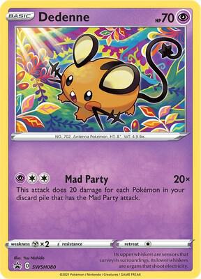 Dedenne - SWSH080 - SWSH: Sword & Shield Promo Cards