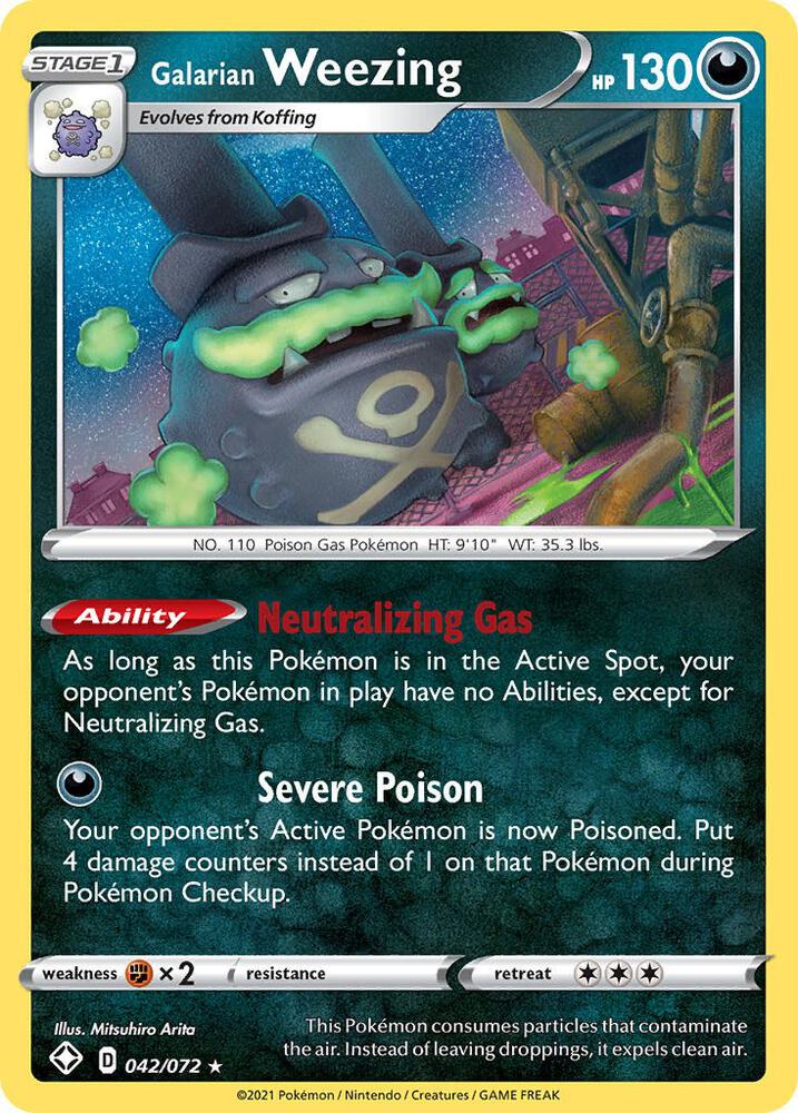 Galarian Weezing - Shining Fates