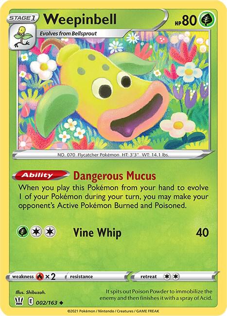 Weepinbell - SWSH05: Battle Styles
