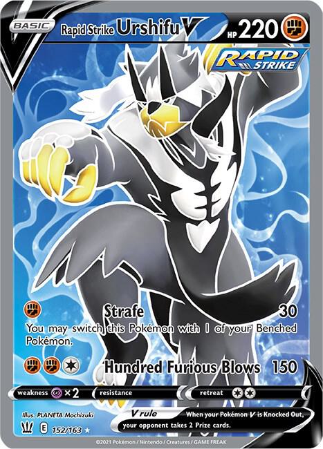 Rapid Strike Urshifu V (Full Art) - SWSH05: Battle Styles