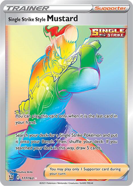 Single Strike Style Mustard (Secret) - SWSH05: Battle Styles
