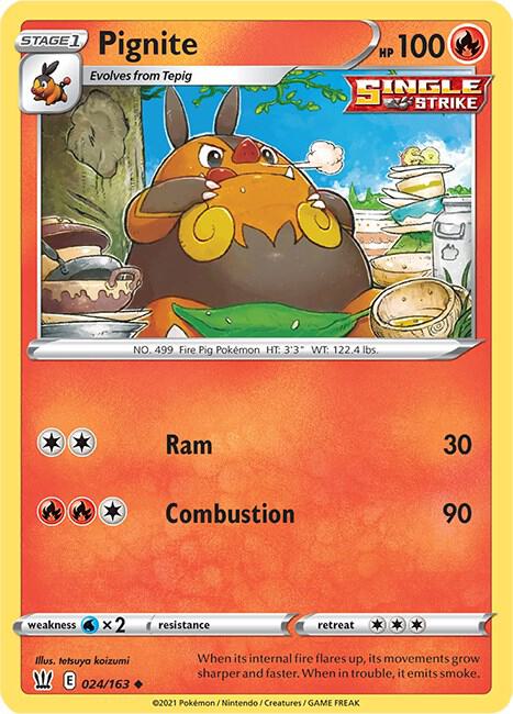 Pignite - SWSH05: Battle Styles