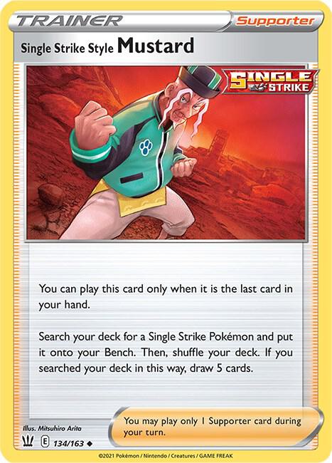 Single Strike Style Mustard - SWSH05: Battle Styles