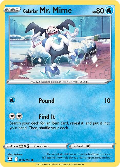 Galarian Mr. Mime - SWSH05: Battle Styles
