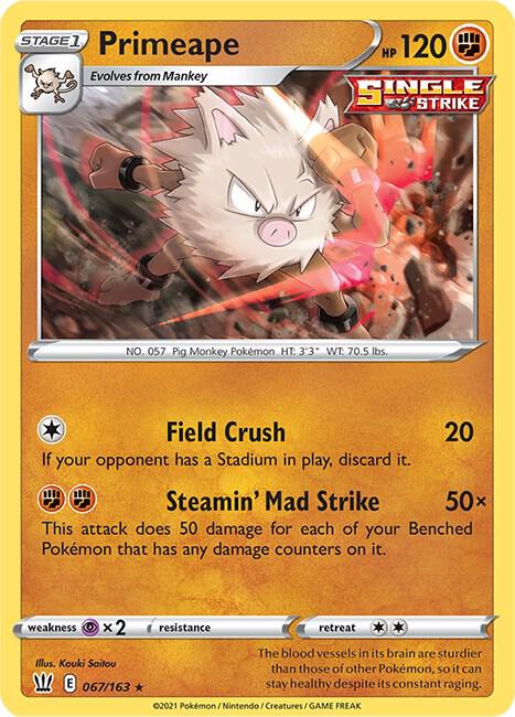Primeape - SWSH05: Battle Styles