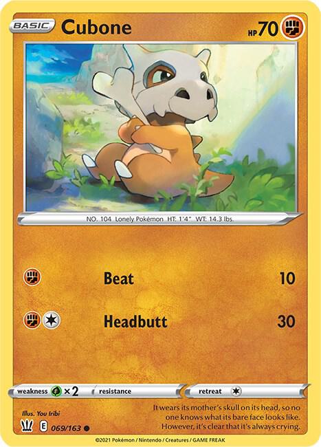 Cubone - SWSH05: Battle Styles
