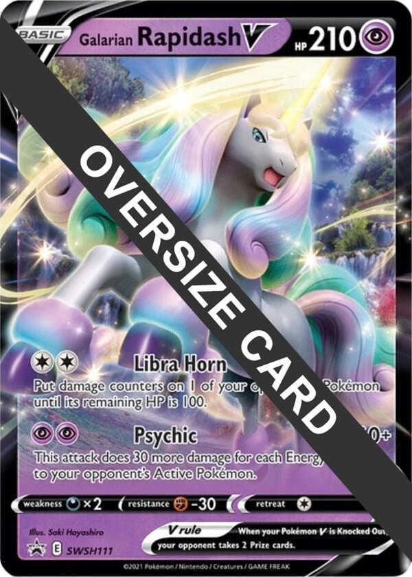 Galarian Rapidash V - SWSH111 - Jumbo Cards