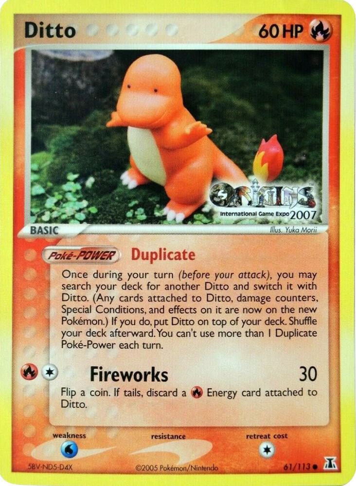 Ditto - 61/113 (Origins International Game Expo 2007) - Nintendo Promos