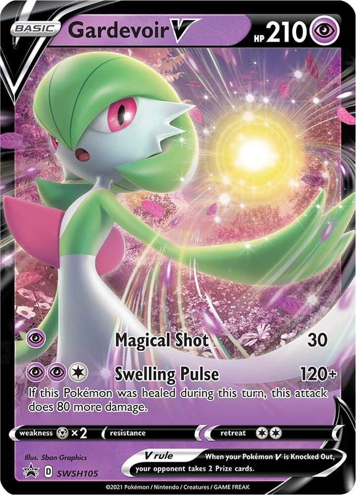 Gardevoir V - SWSH105 - SWSH: Sword & Shield Promo Cards
