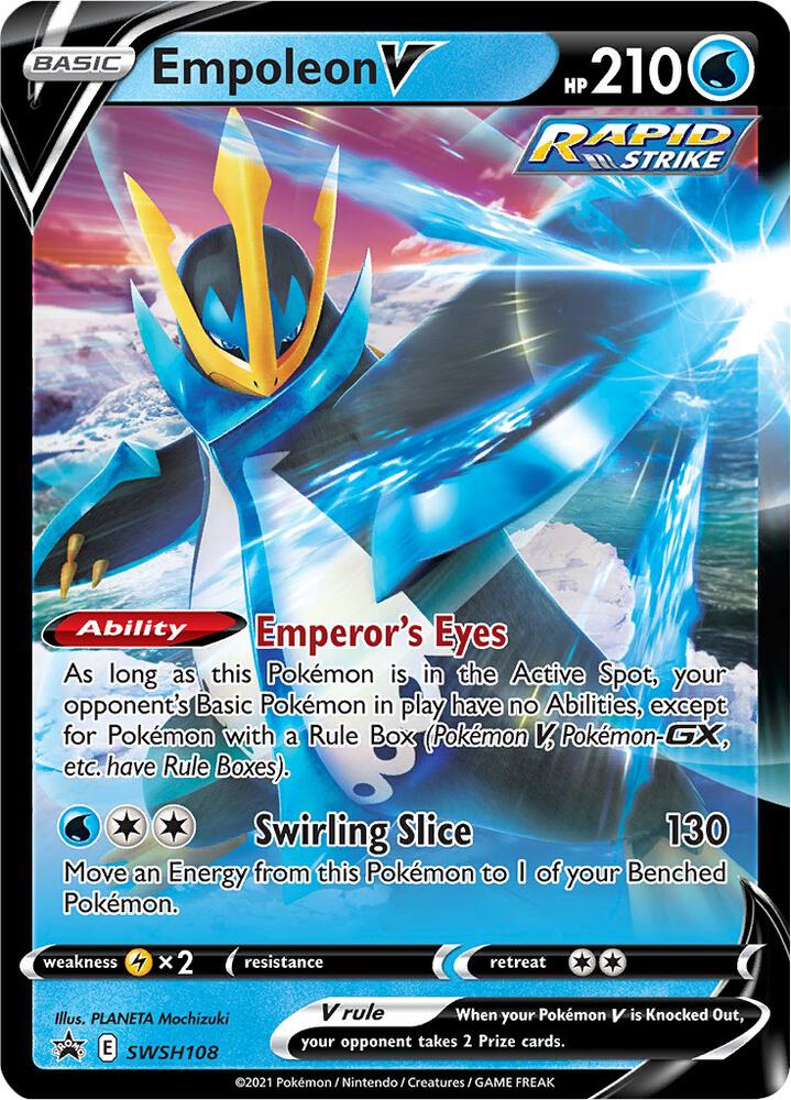 Empoleon V - SWSH108 - SWSH: Sword & Shield Promo Cards