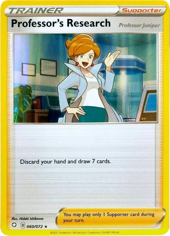 Professor's Research [Professor Juniper] - 060/072 (Line Holo) - Deck Exclusives