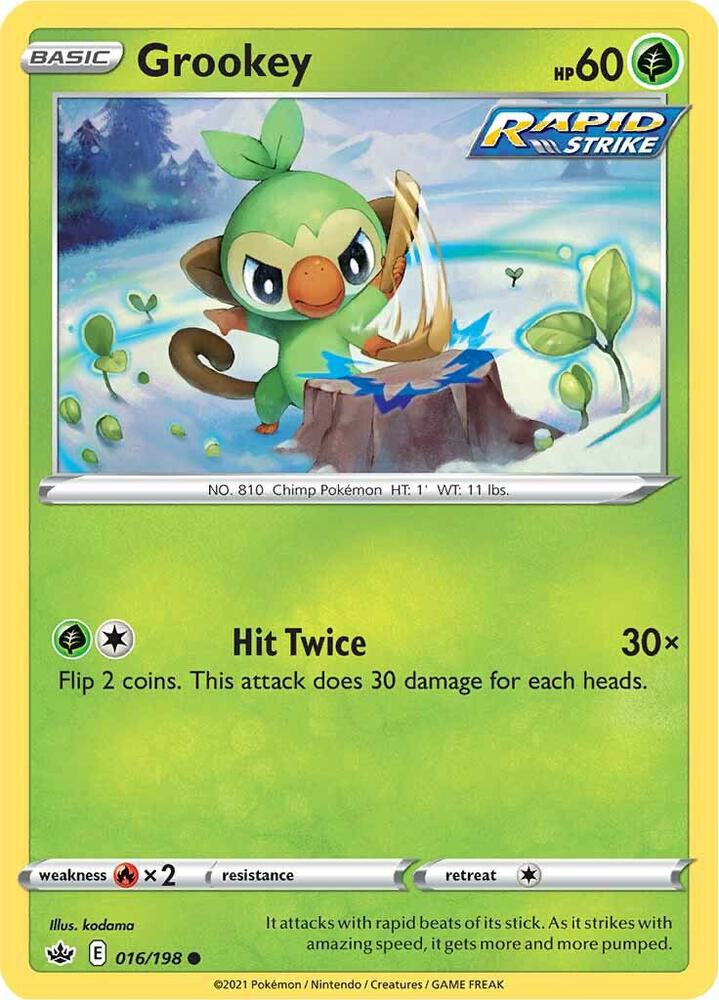 Grookey - SWSH06: Chilling Reign