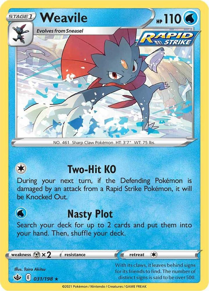 Weavile - SWSH06: Chilling Reign